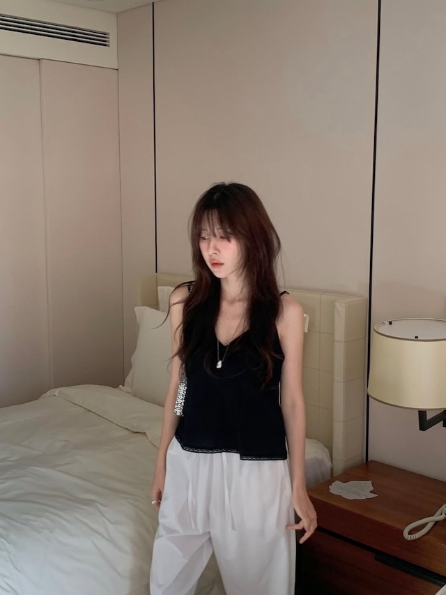 (予約) miel / Frame sleeveless 2color