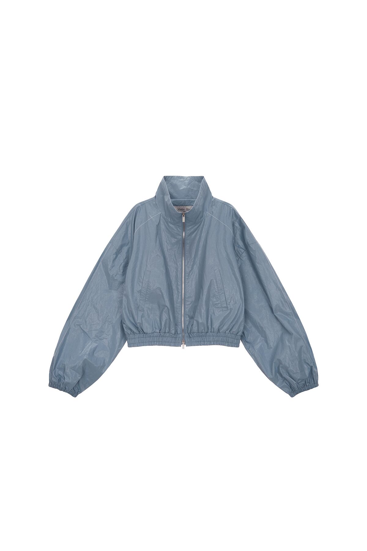 10/21予約発送 [Matin Kim] MATIN COATING CROP BLOUSON IN SKY 正規品