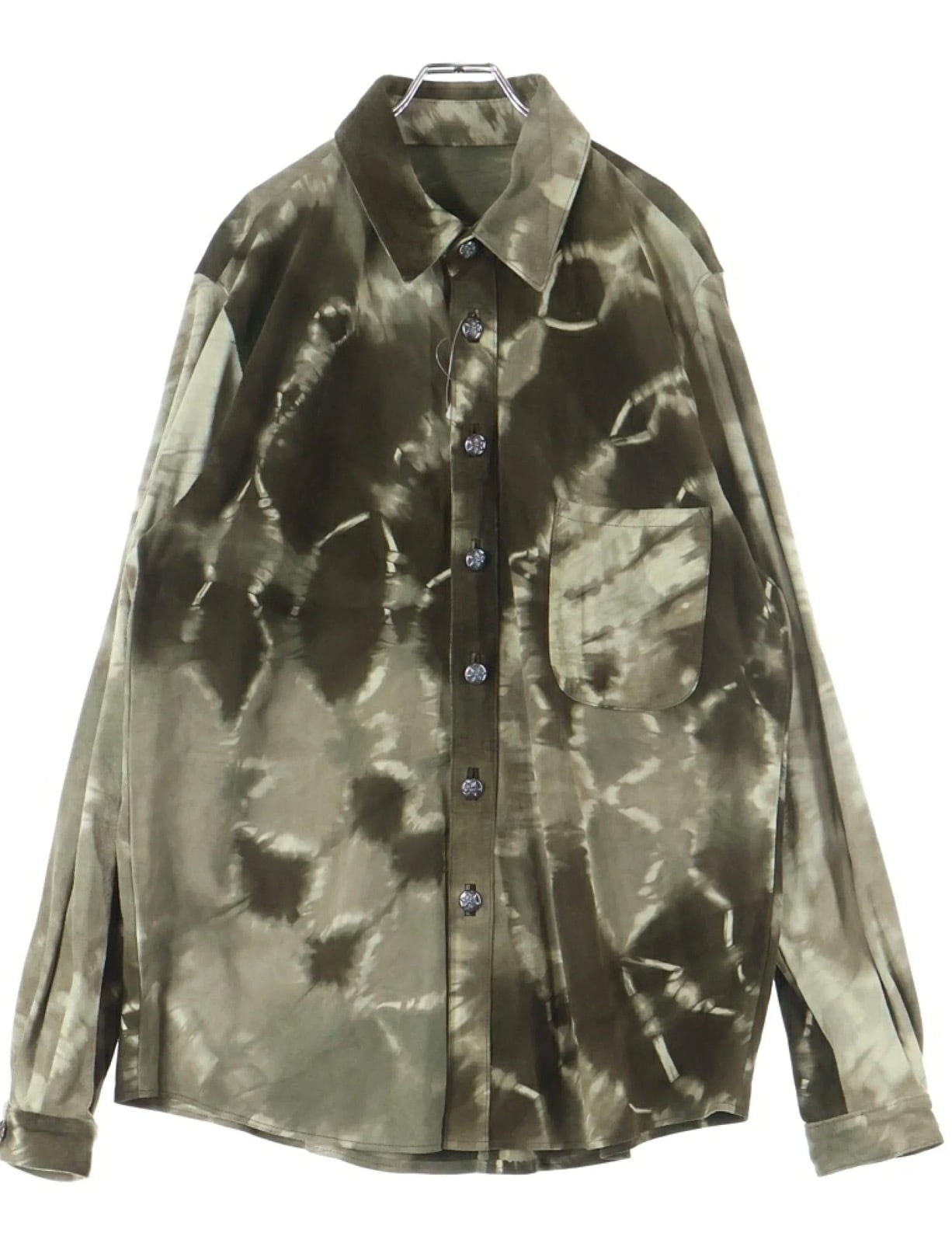 CHROME HEARTS クロムハーツ バックフレアニー スター スウェードレザー ジャケット カーキ