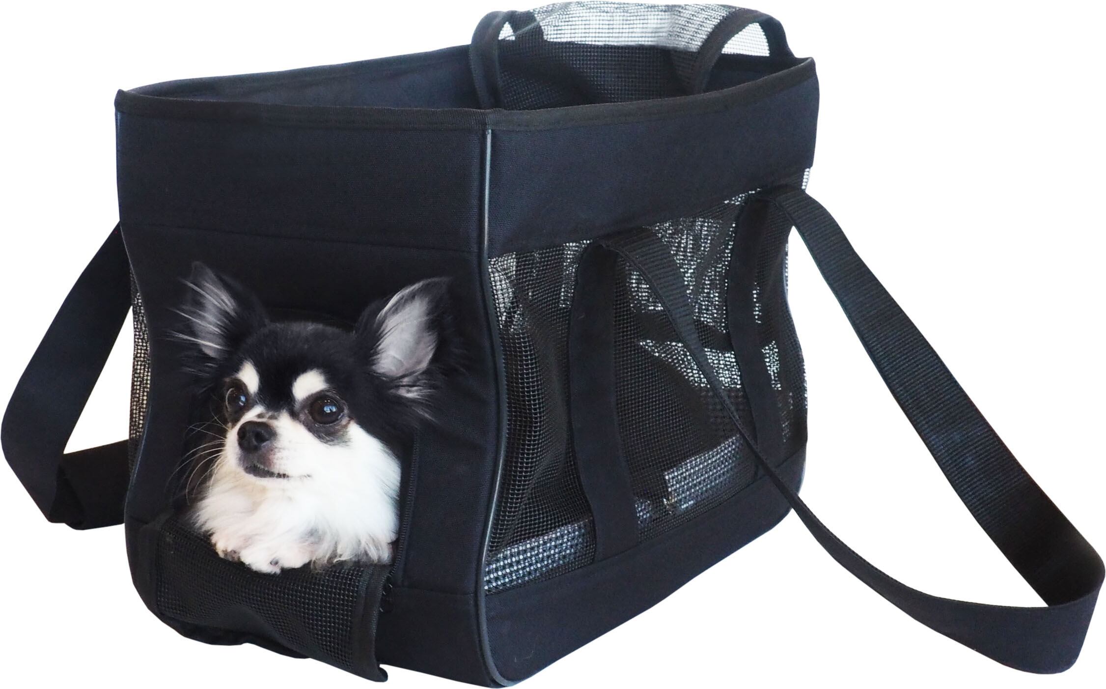 【キャリーバッグ】シンプルメッシュキャリー