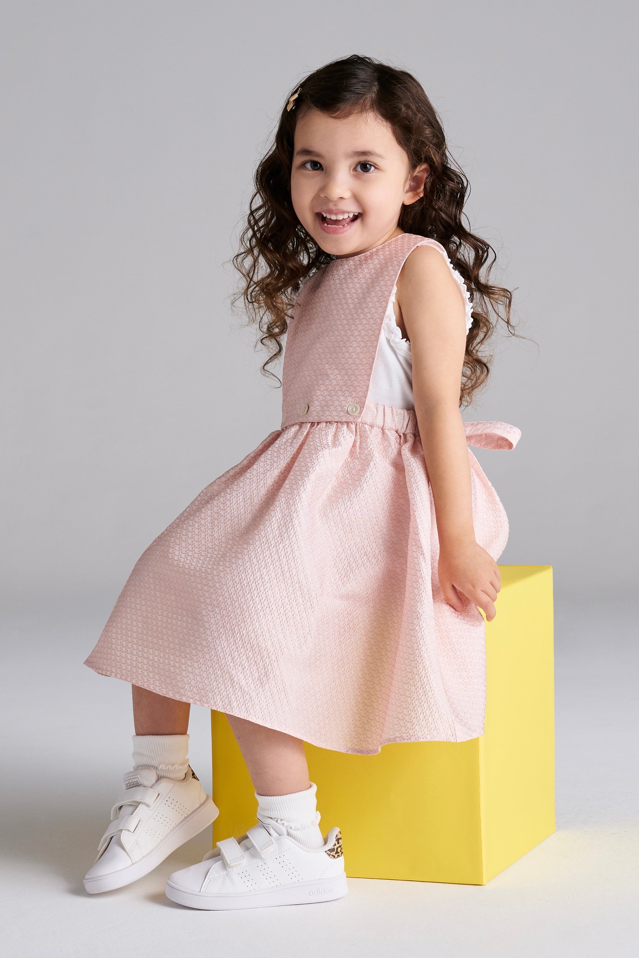 COUTURE SALOPETTE SKIRT PINK 1Y-9Y | AMICA・kids