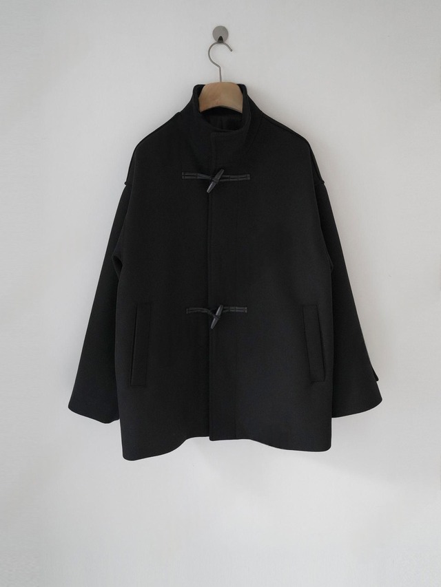Stand Collar Toggle Short Coat