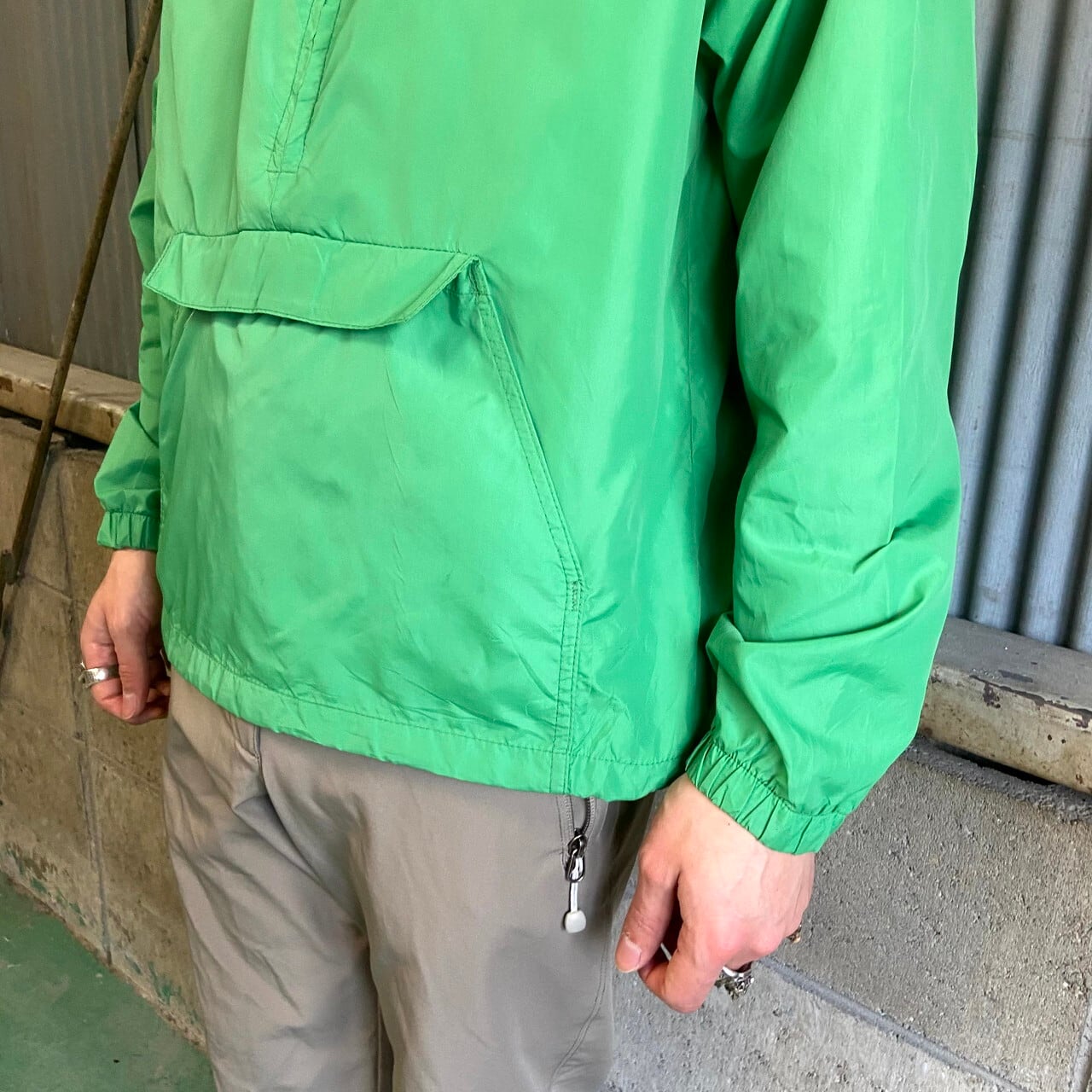 70〜80年代 Columbia コロンビア ナイロンアノラックパーカー  