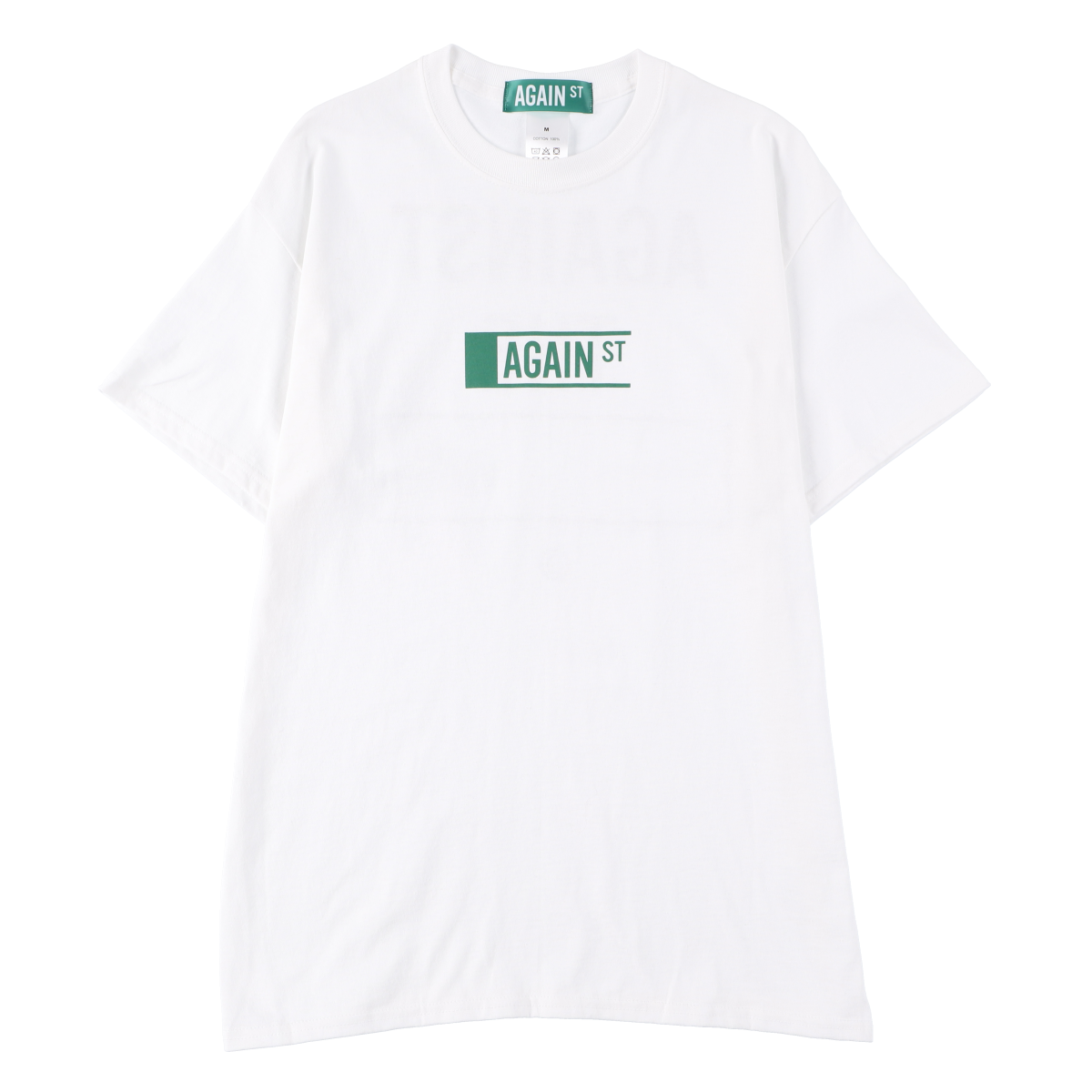 AGAINST Logo Tee White