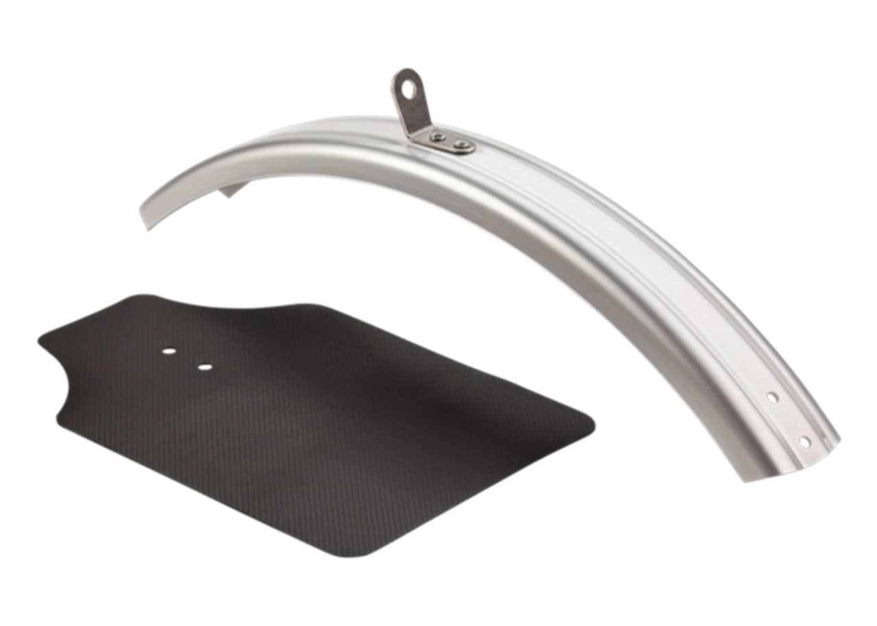 BROMPTON Mudguard + flap  - Front (Silver), 2018年～　C-LINE純正