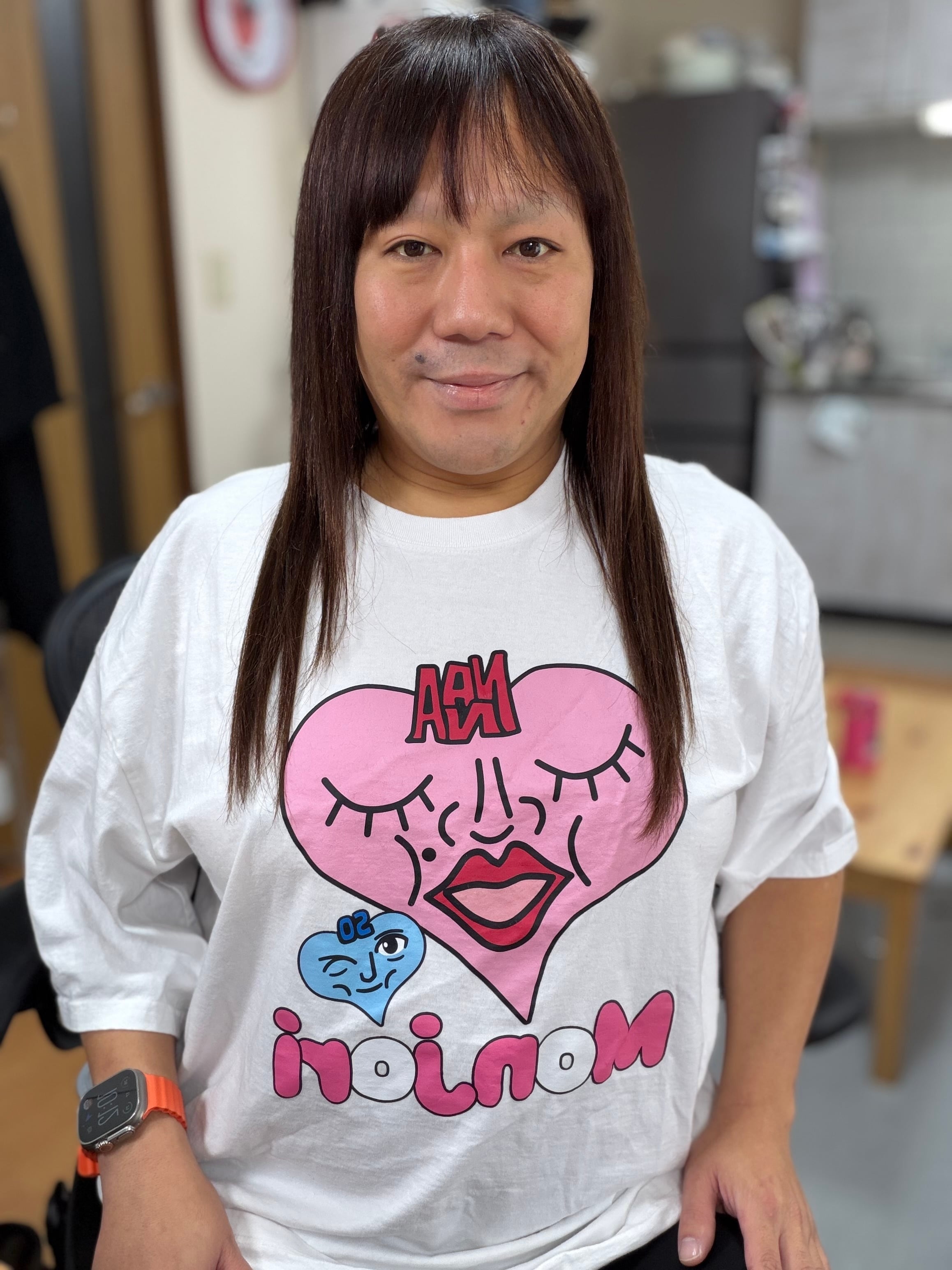ダブルハートTシャツ(おまけステッカー付き) | 藤沢なな公式ショップ