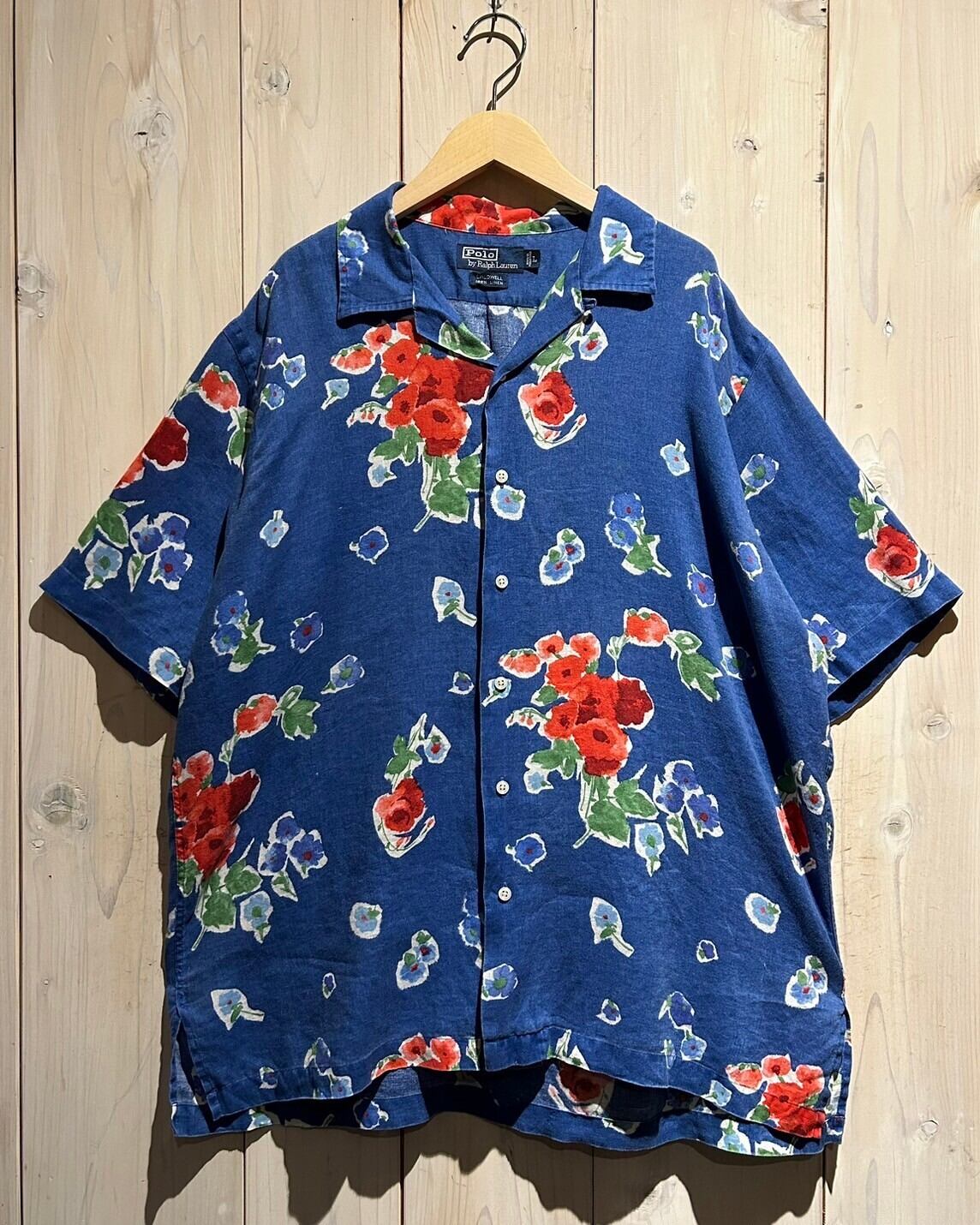 RALPH LAUREN 麻100% ガンクラブチェックKooba Ave POLO RALPHLAUREN 