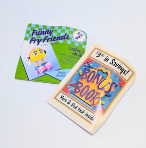 ☆DEADSTOCK / VINTAGE 1989☆【 McDonald's / マクドナルド 】1989 McDonald's Happy Meal Toy "Funny Fry Friends" 『 Rollin' Rocker(ローラースケート)C 』Happy Meal Toy / ミールトイ / フライキッズ / フライガイ / フライガール 〚アメリカン雑貨 アメトイ〛