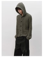 JCAESAR STUDIO Heavy Knit Hooded Sweater