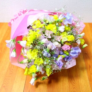 【スイトピーの花束L】【配送日:~3月31日まで】誕生日 記念日 お祝い 送別 愛妻の日 バレンタイン ホワイトデー