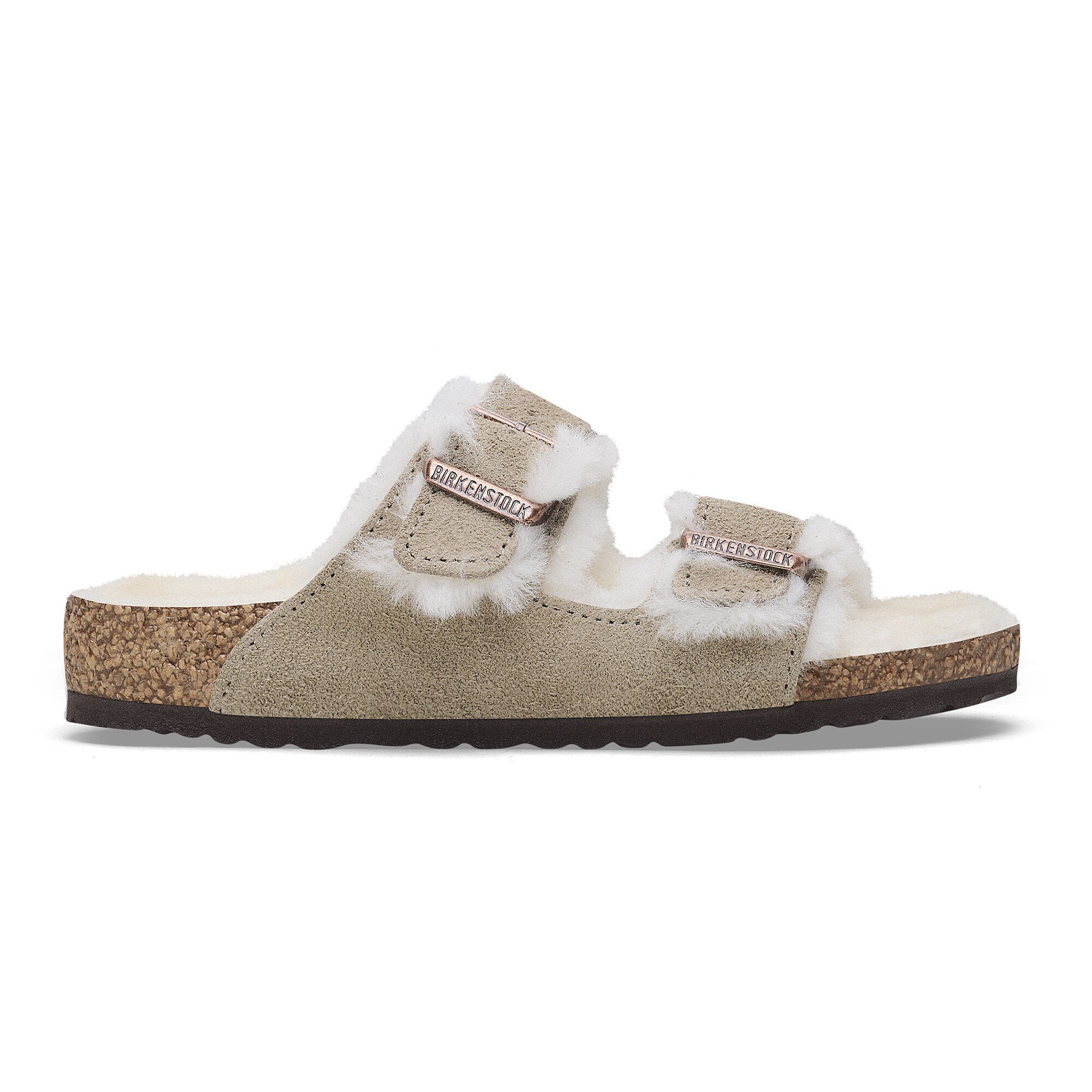 BIRKENSTOCK］Arizona／アリゾナ Kids Shearling（26-34）｜Taupe