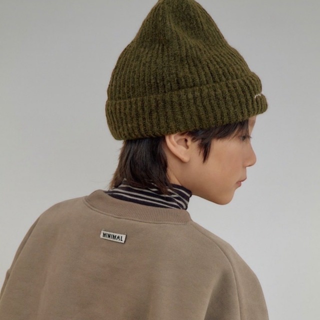 *即納* MINIMAL MNM刺繍ニットビニー