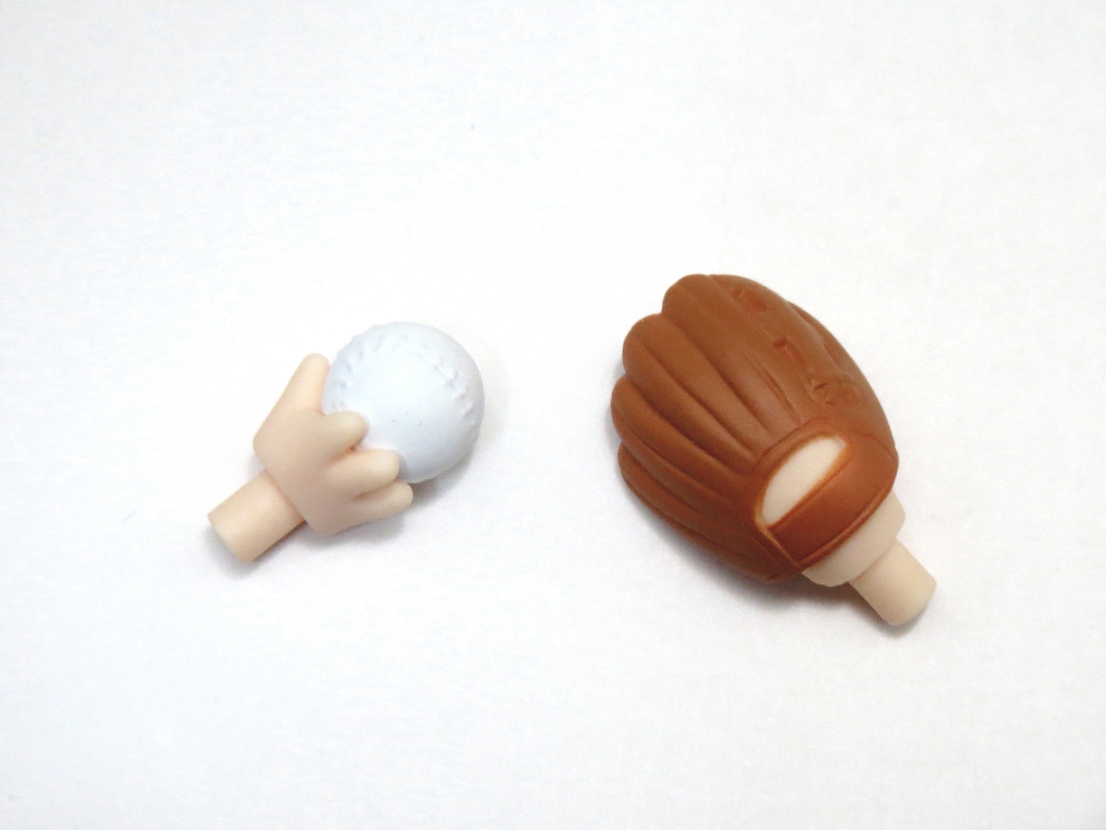 再入荷【318】 棗鈴 小物パーツ ボールとグローブ ねんどろいど