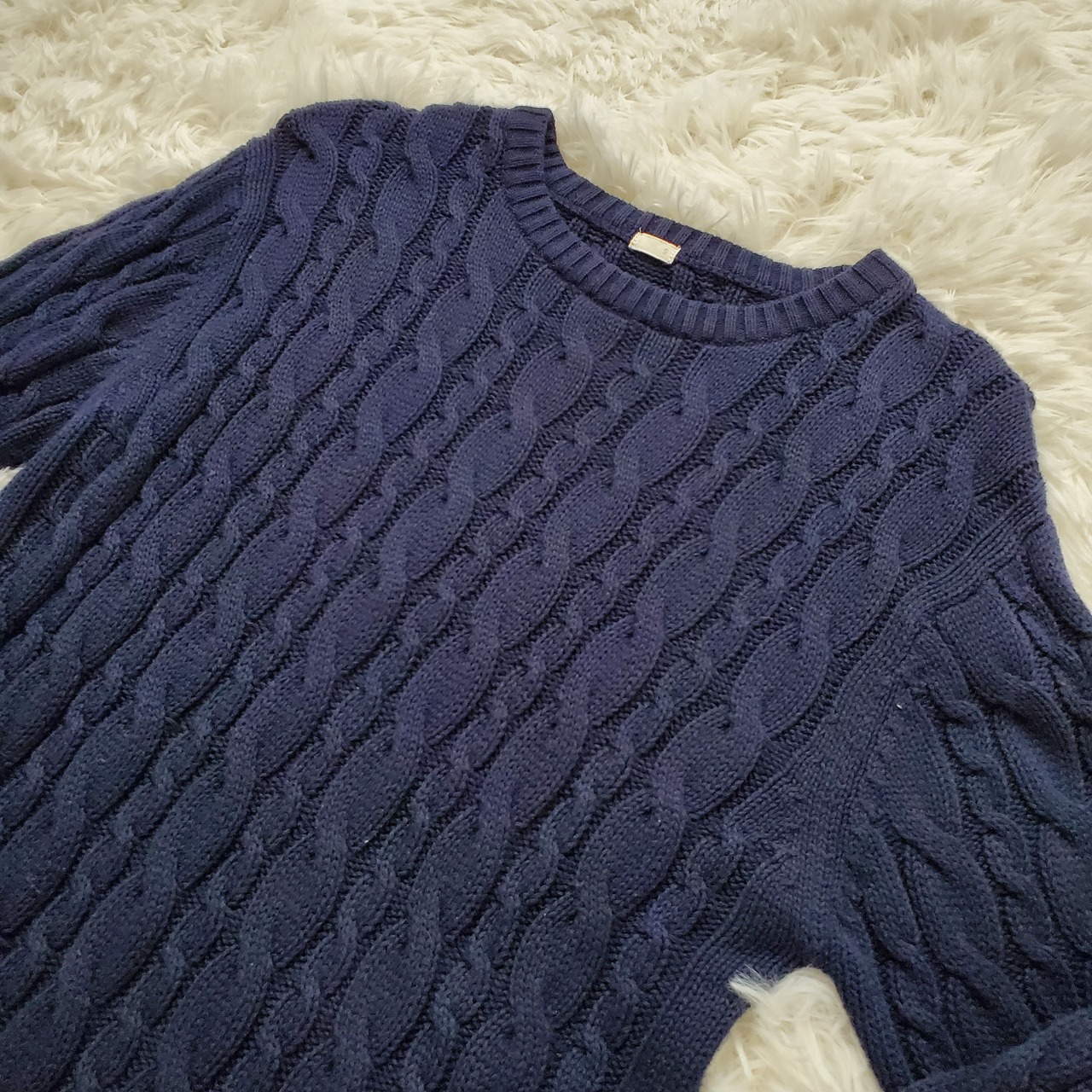 【USED】GU　セーター　ネイビー