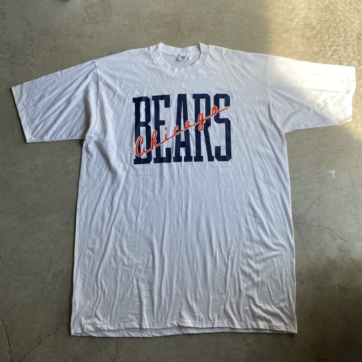 80年代 チャンピオン Champion トリコタグ NFL CHICAGO BEARS シカゴベアーズ スポーツプリントTシャツ USA製 メンズXXL ヴィンテージ /eaa310990