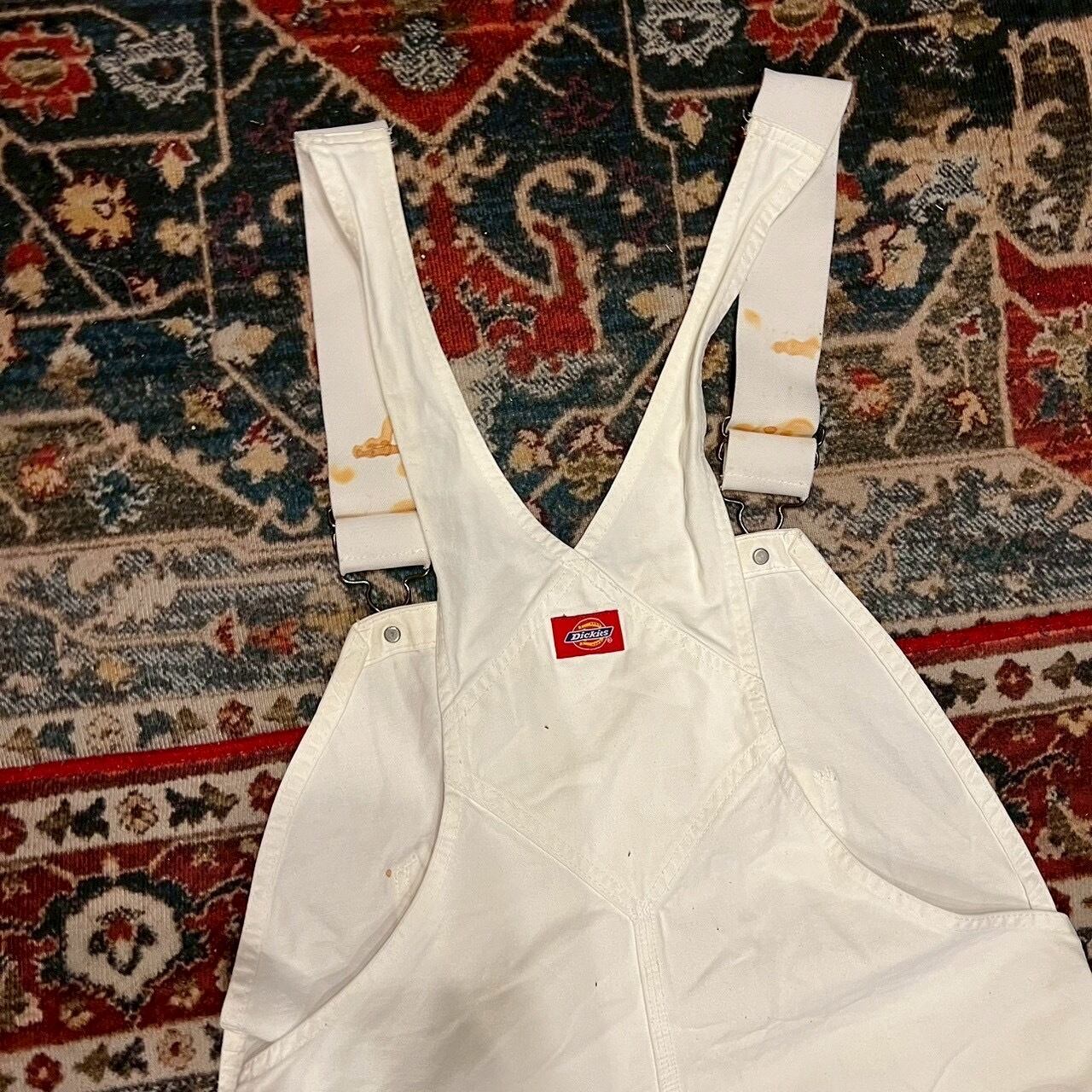 90s〜 Dickies ペインター オーバーオール ワークパンツ ホワイト