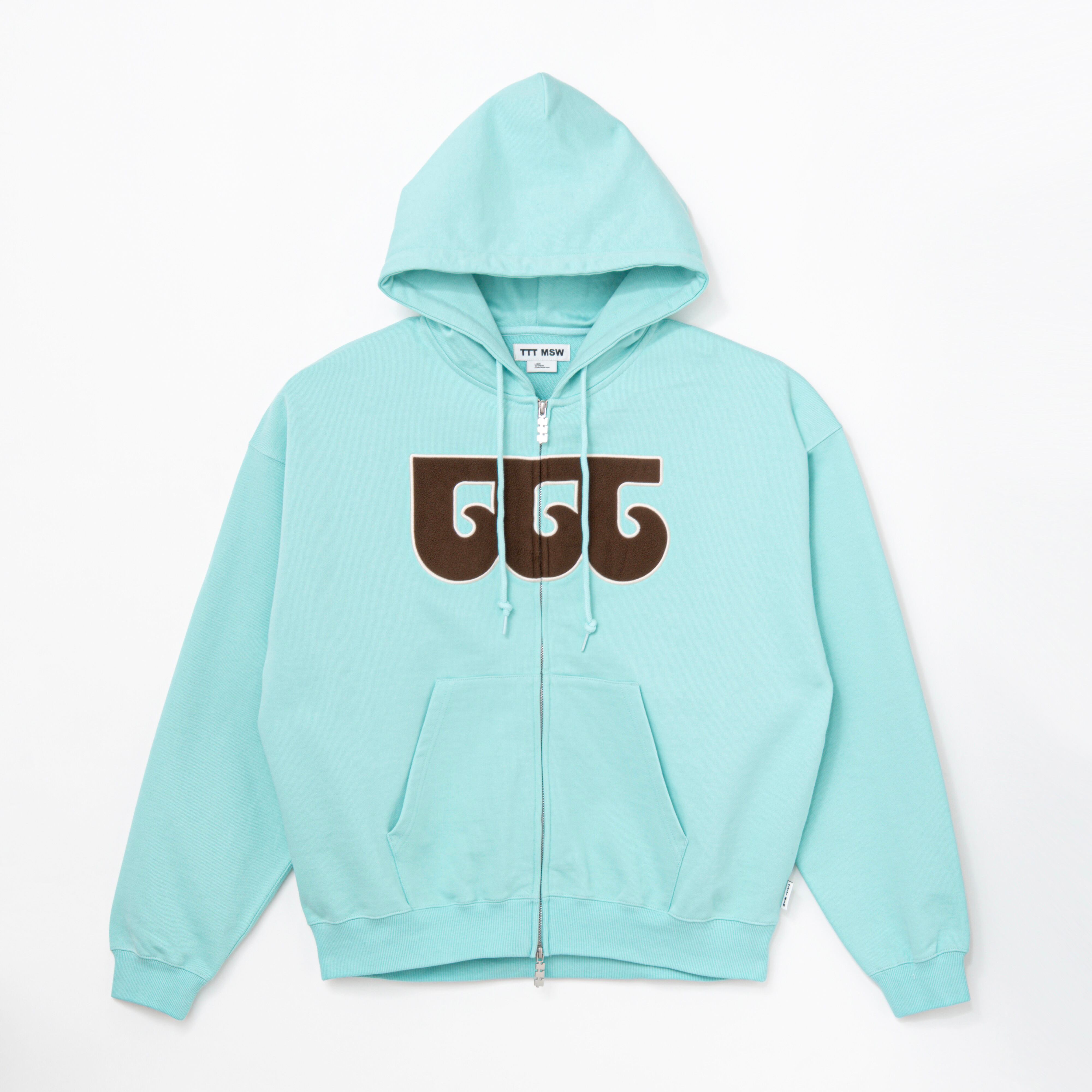TTTMSW college LOGO hoodie Msize TTT LOGO Hoodie (Black) 【公式通販】