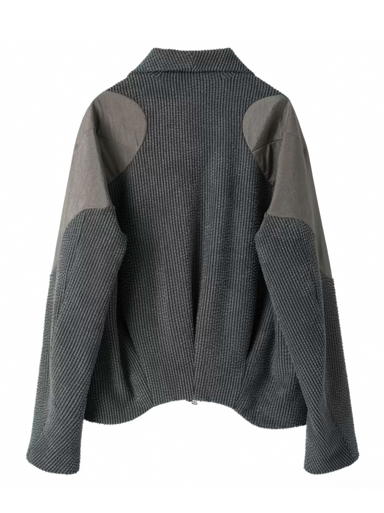 54A0 Asymmetric Deconstructed High Neck Jacket