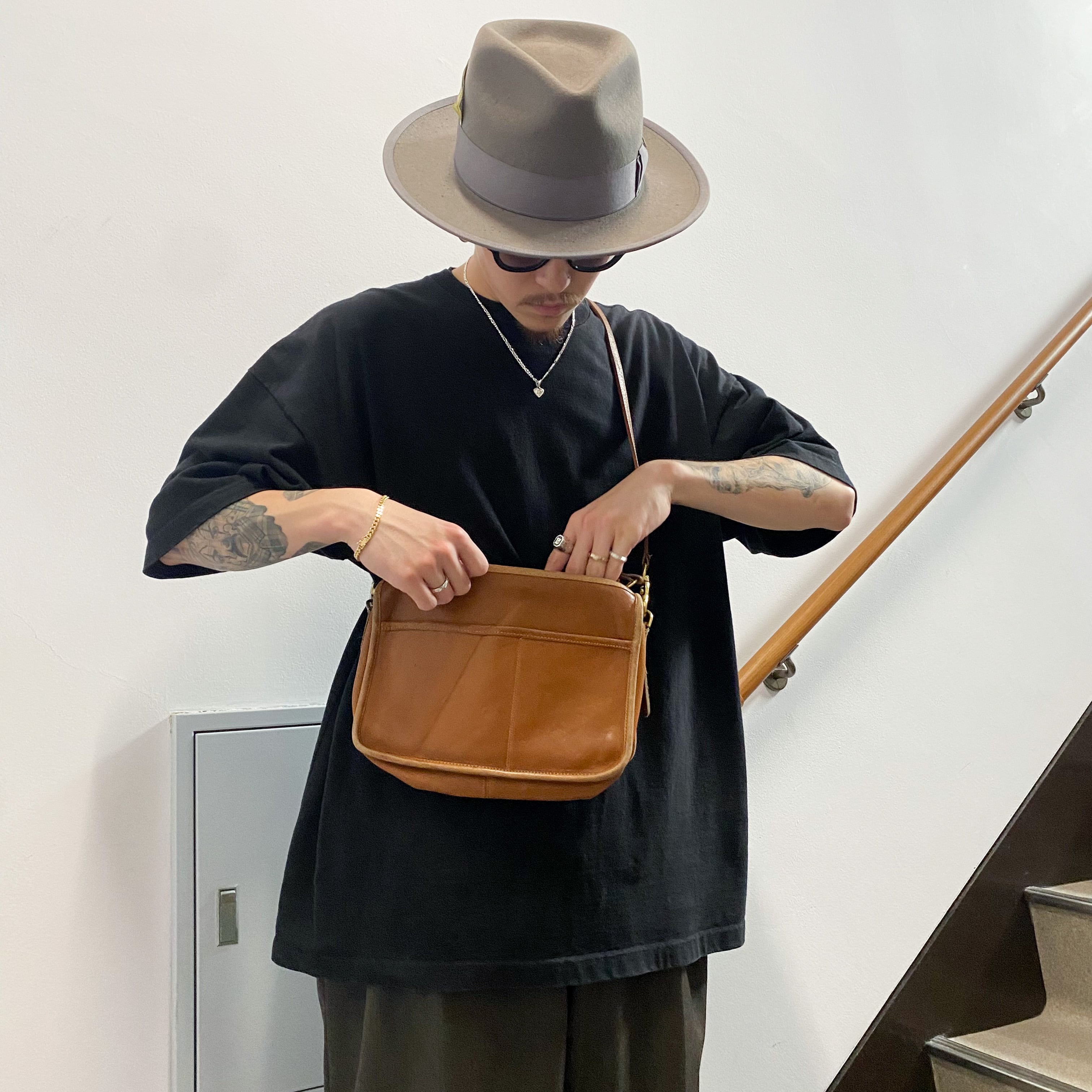 USA製 Old Coach Leather Shoulder Bag Brown / オールドコーチ ショルダーバック レザー ブラウン 茶 古着  ヴィンテージ