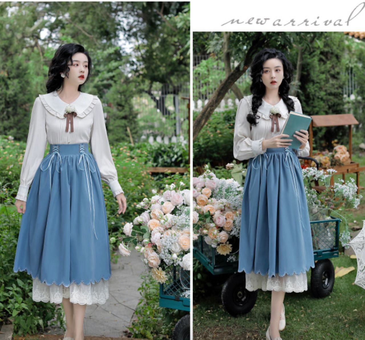 Once upon a time〜おとぎ話のコルセットスカート&ブラウスセットⅠ〜 M25207