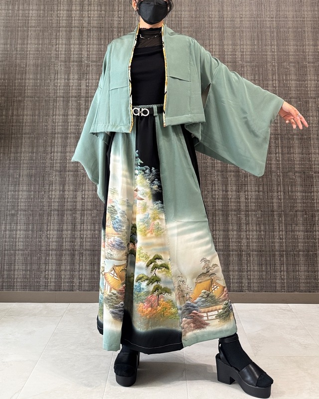 Two piece sets 677 2jacket＋1skirt