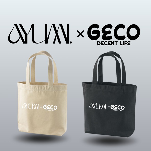 第一弾AYUMI×GECOコラボ【トートバッグ（内ポケット付き）]】