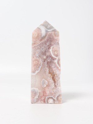 PINK AMETHYST x CHERRY BLOSSOM AGATE TOWER