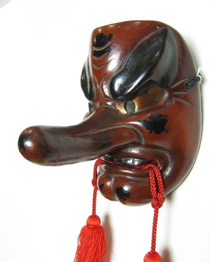 Noh Mask_14 TENGU Mask