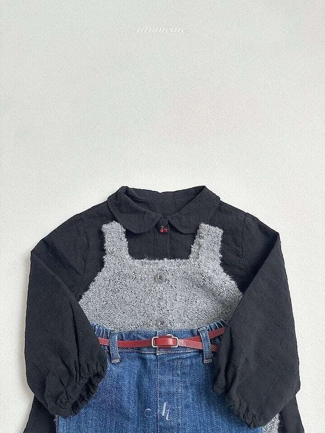 予約⌇atomeme / Ecru knit vest