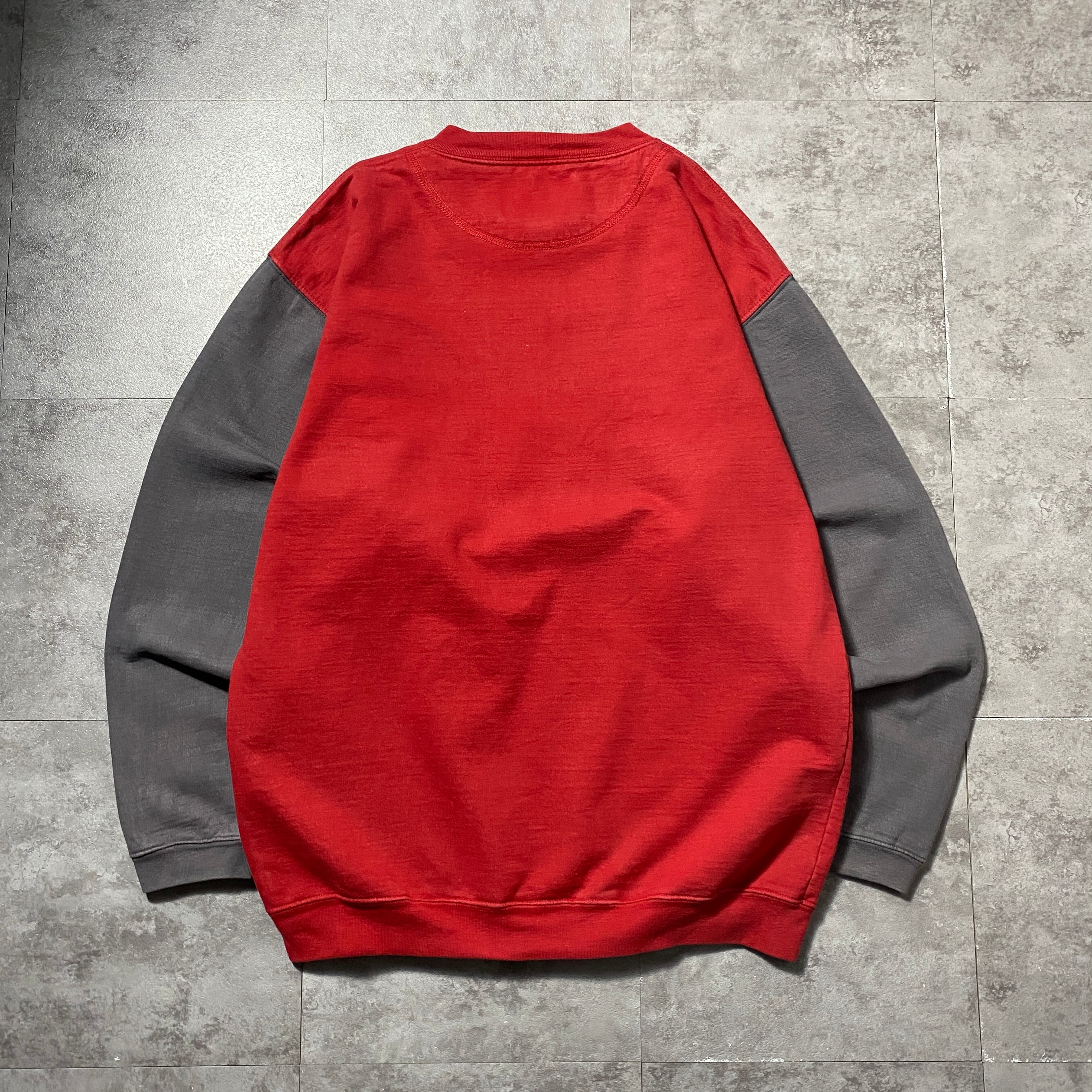 90's GALT SAND nebraska ネブラスカ 刺繍ロゴ レッド 赤 スウェット