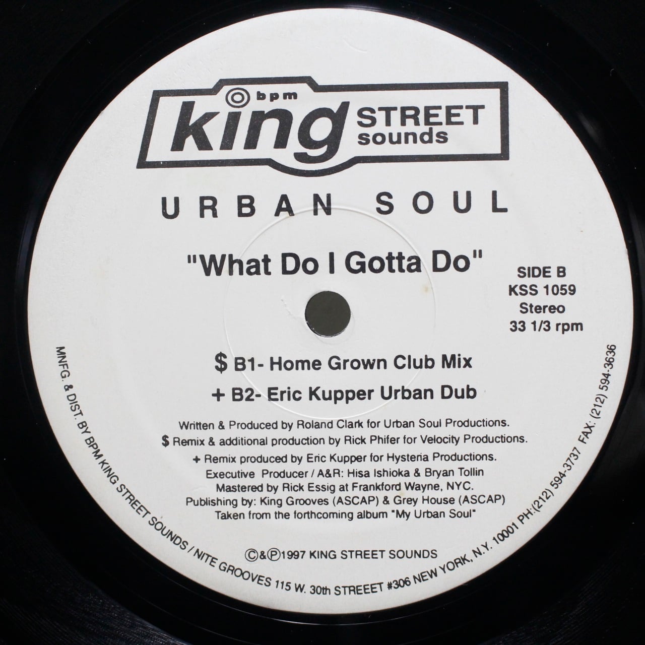 Urban Soul / What Do I Gotta Do [KSS 1059, KSS-1059] - 画像4