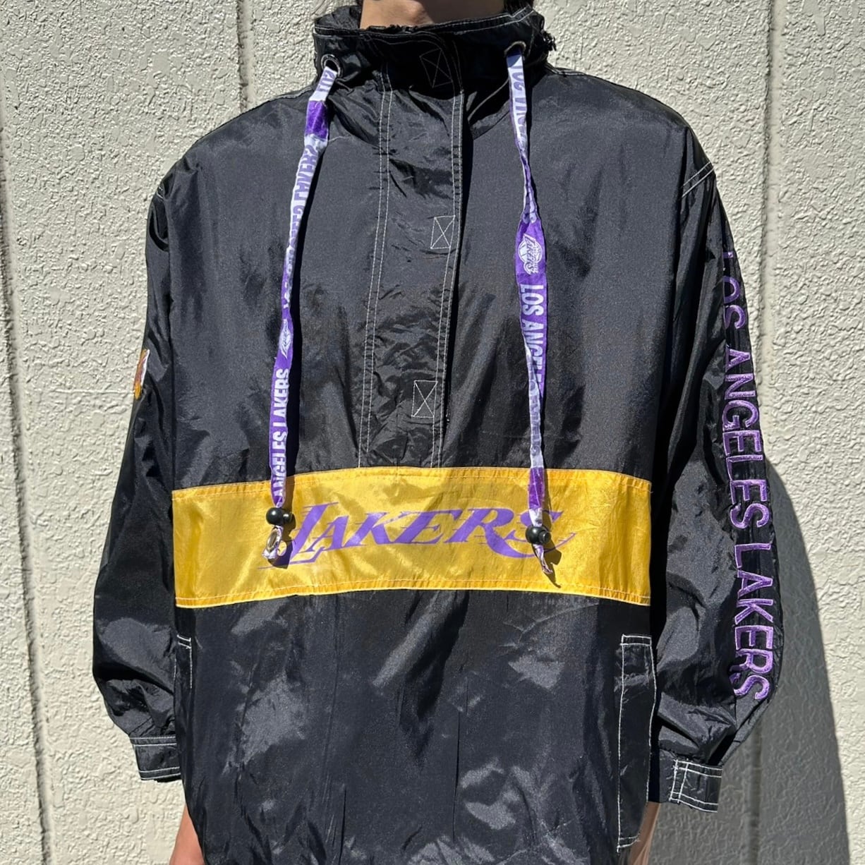 リーボック NBA LAKERSレイカーズトラックジャケット　パープル　2XL