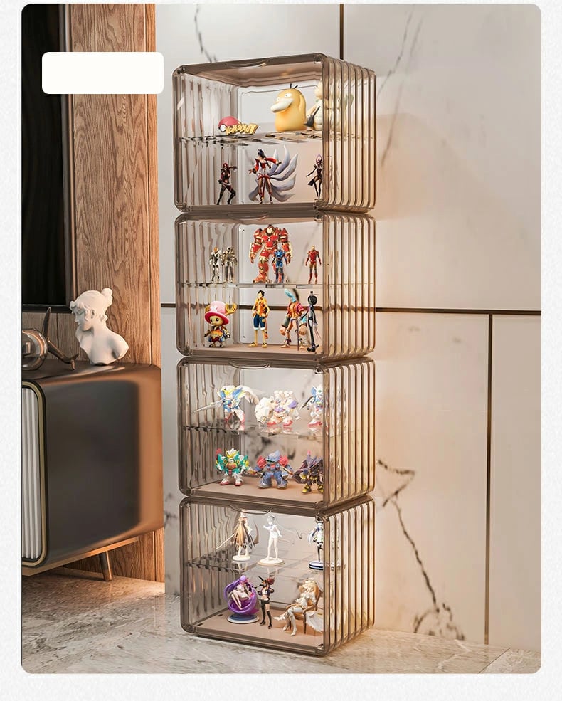 フィギュア＆フィギュアケースまとめorバラ可 楽天市場】フィギュアを立体的に飾る キューブボックスα専用 アクリル