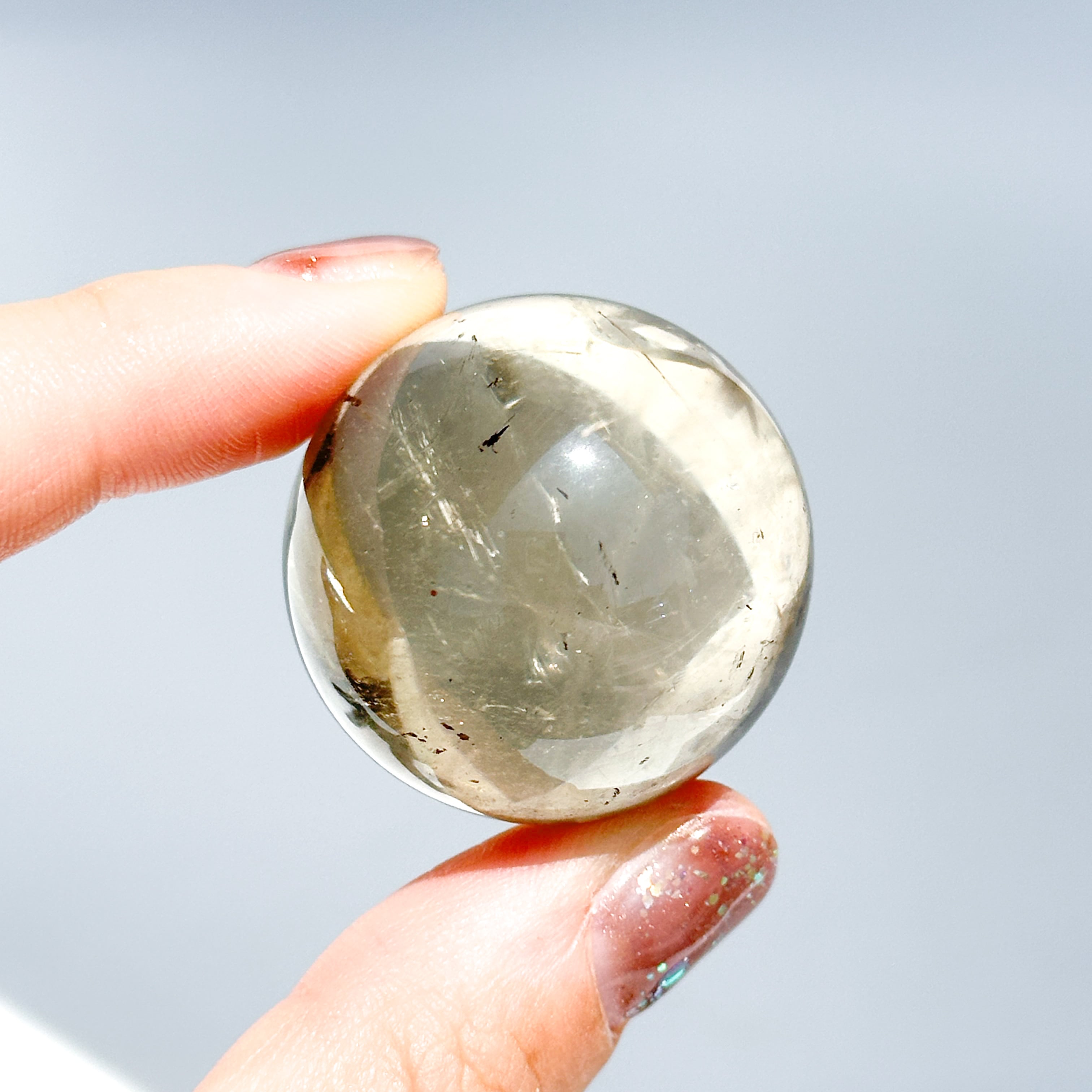 シトリン（黄水晶） スフィア32◇ Citrine ◇ 天然石・鉱物