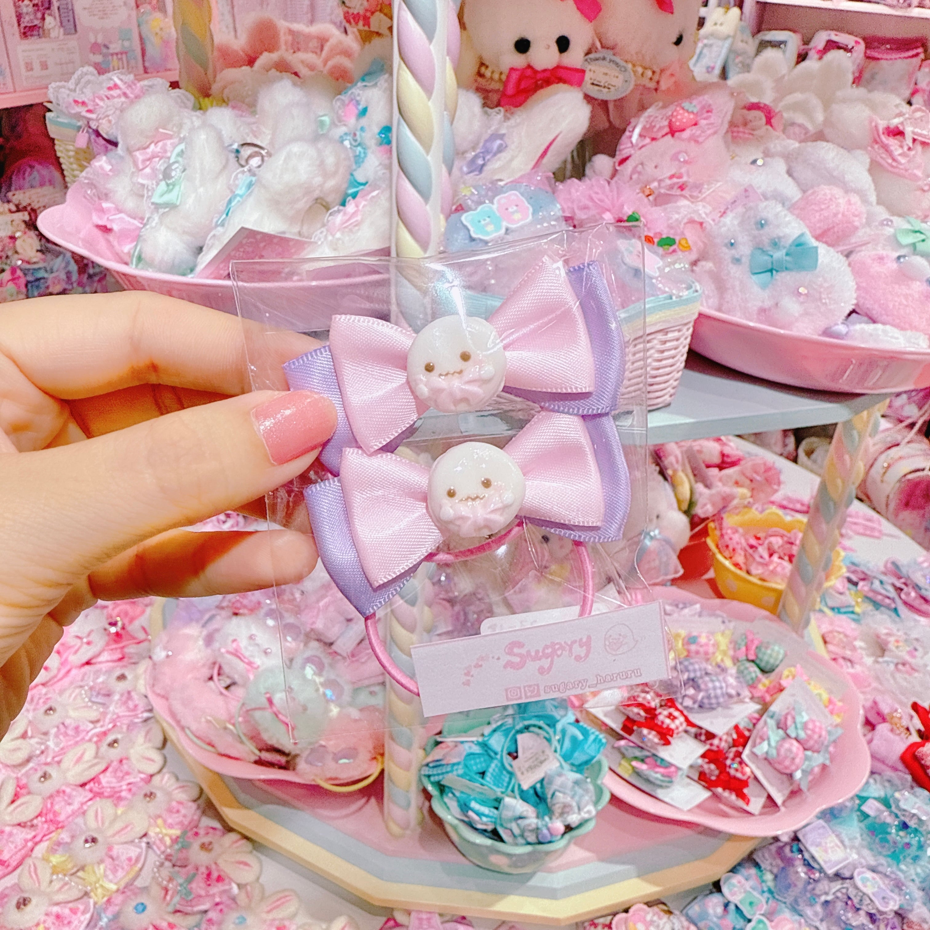 【C9】23-18ぷちリボンヘアゴムセット