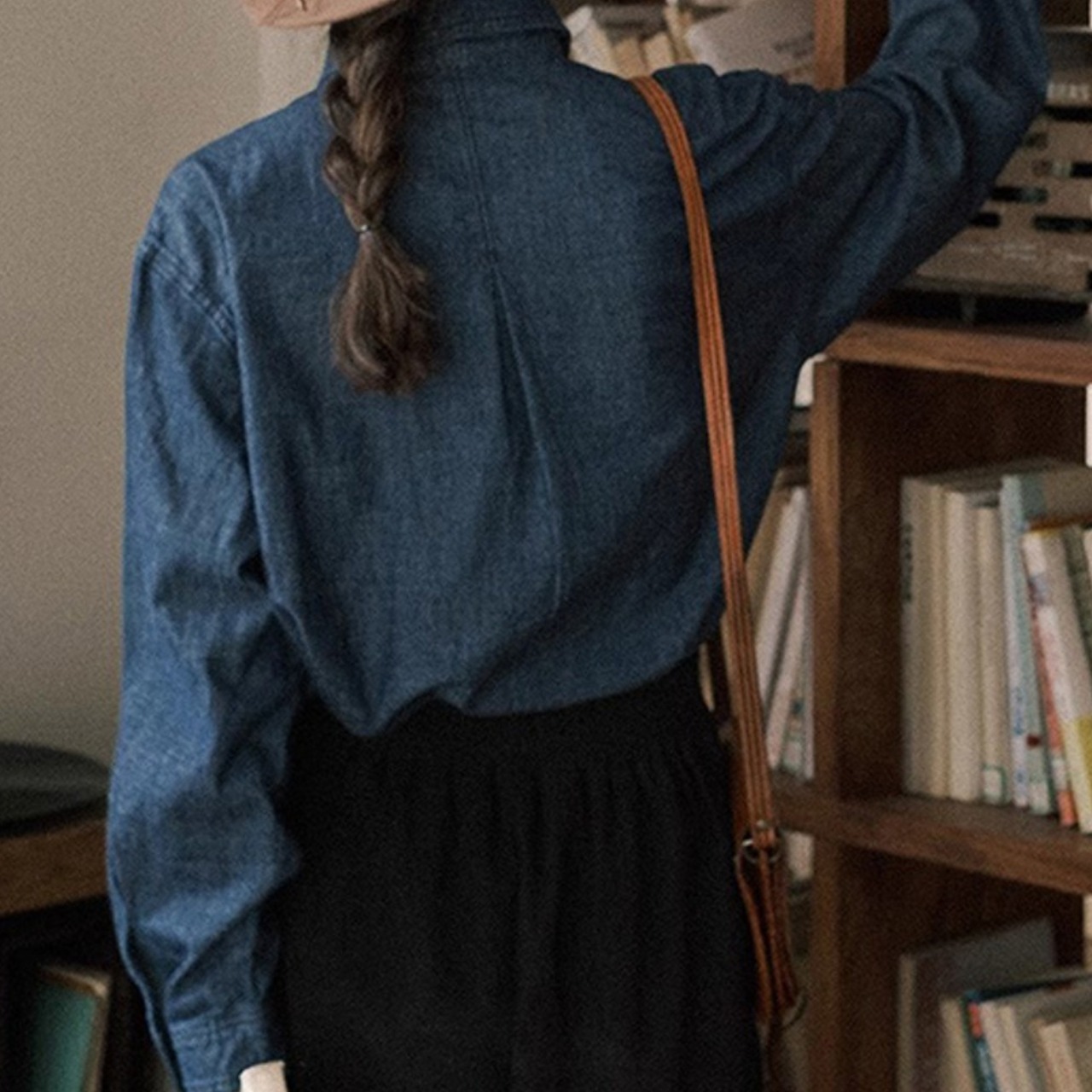 デニムシャツ　F0032 - 8