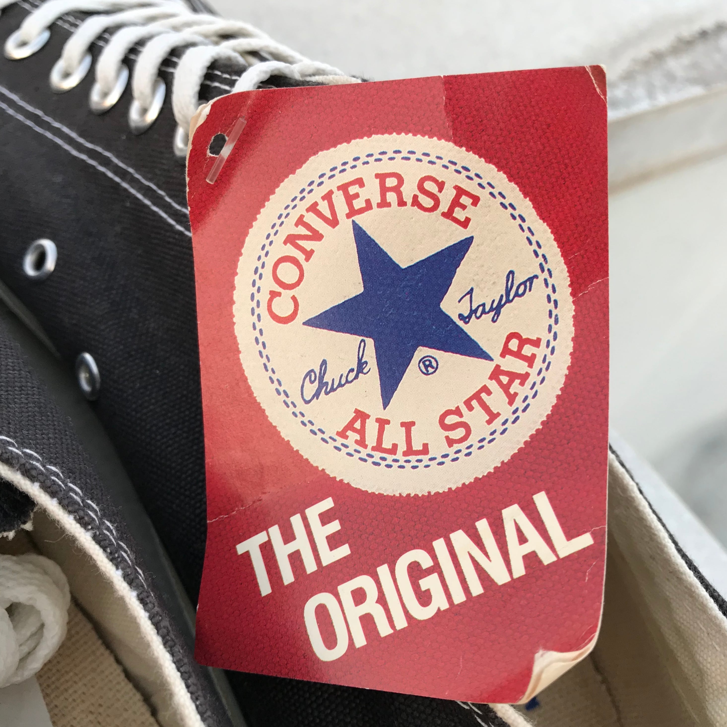 80's CONVERSE コンバース ALL STAR LOW オールスターロー USA製 デッドストック タグ付き 箱無し SIZE11 |  agito vintage powered by BASE