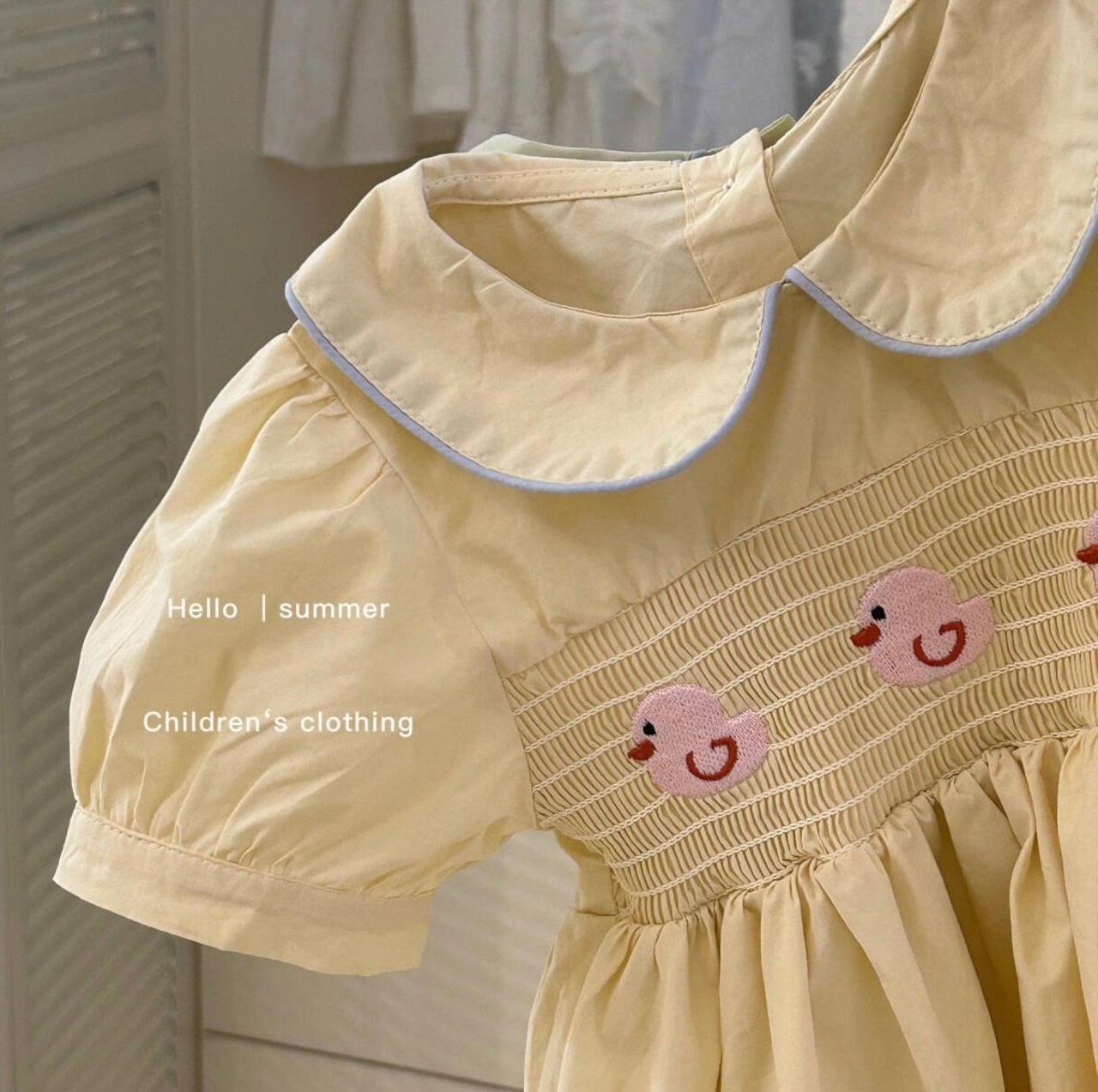 [Ante.J] Se Chingu Ppyak Dress / [앙뜨제이] 세친구삐약이원피스