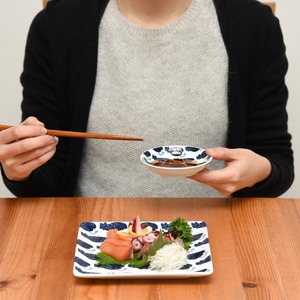 【波佐見焼】【natural69】【cocomarine×Janke】【豆皿】 ココマリンヤンケ お魚 海水魚 食器 北欧 小皿 おしょうゆ皿