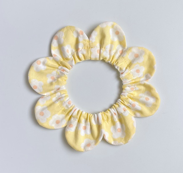 やさしい黄色の花柄ザビエル首輪✿] ザビエル首輪 猫 首輪 | MOFU MOFU