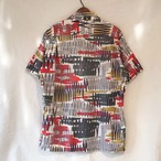 50’s ARROW ‘Geometric Pattern’ Open Collar Shirt 