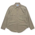 Sears｜ワークシャツ｜50s Mountain Cloth コットン 長袖 ダブルポケット｜ボロコンディション｜サイズL相当