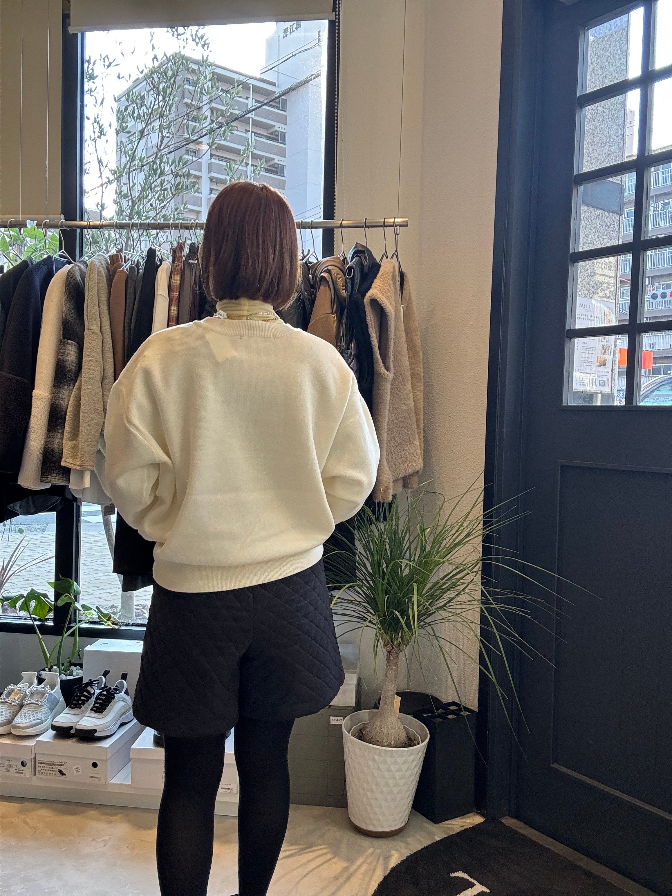 【SELECT】スウェットライクニットPO