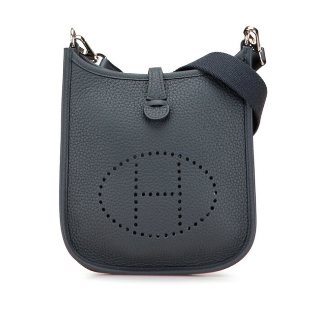 エルメス エブリンTPM 斜め掛け ショルダーバッグ グリミスティ グレー シルバー金具 トリヨンクレマンス レディース HERMES 【中古】