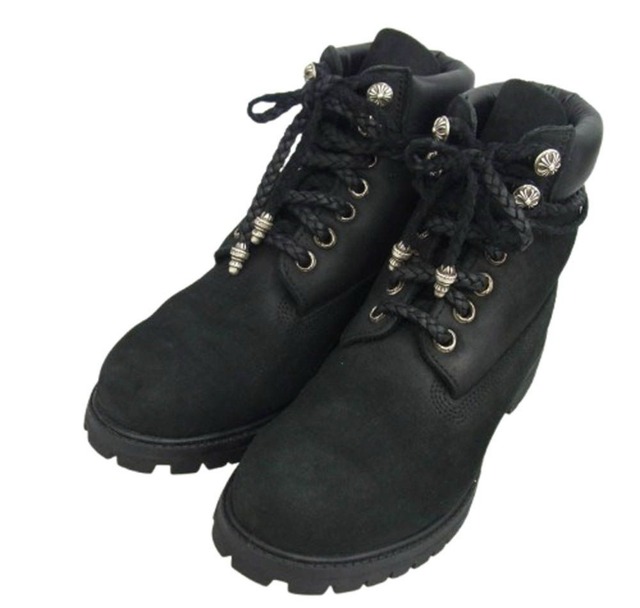 CHROME HEARTS クロムハーツ × Timberland PREMIUM ティンバーランドプレミアム 6IN WATERPROOF BOOTS クロスボール バックダガー ウォータープルーフ ブーツ
