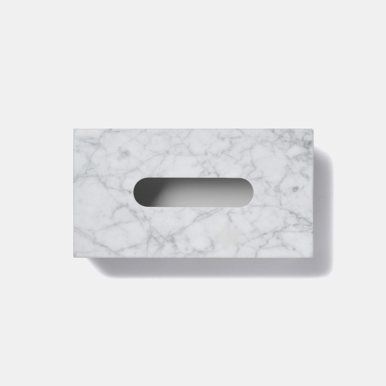 MARBLE TISSUE BOX - Bianco Carrara|大理石ティッシュケース