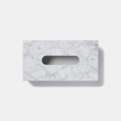 MARBLE TISSUE BOX - Bianco Carrara|大理石ティッシュケース