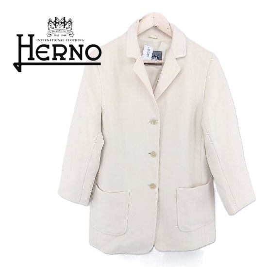 HERNO vintage イタリア製 ボタンデザイン レーヨンスカート I42