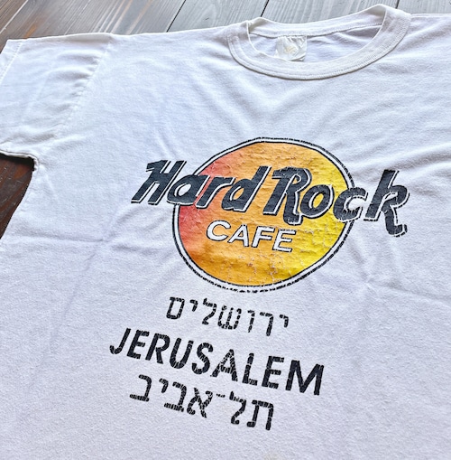 80s  Hard Rock CAFE  JERUSALEM   T-Shirt