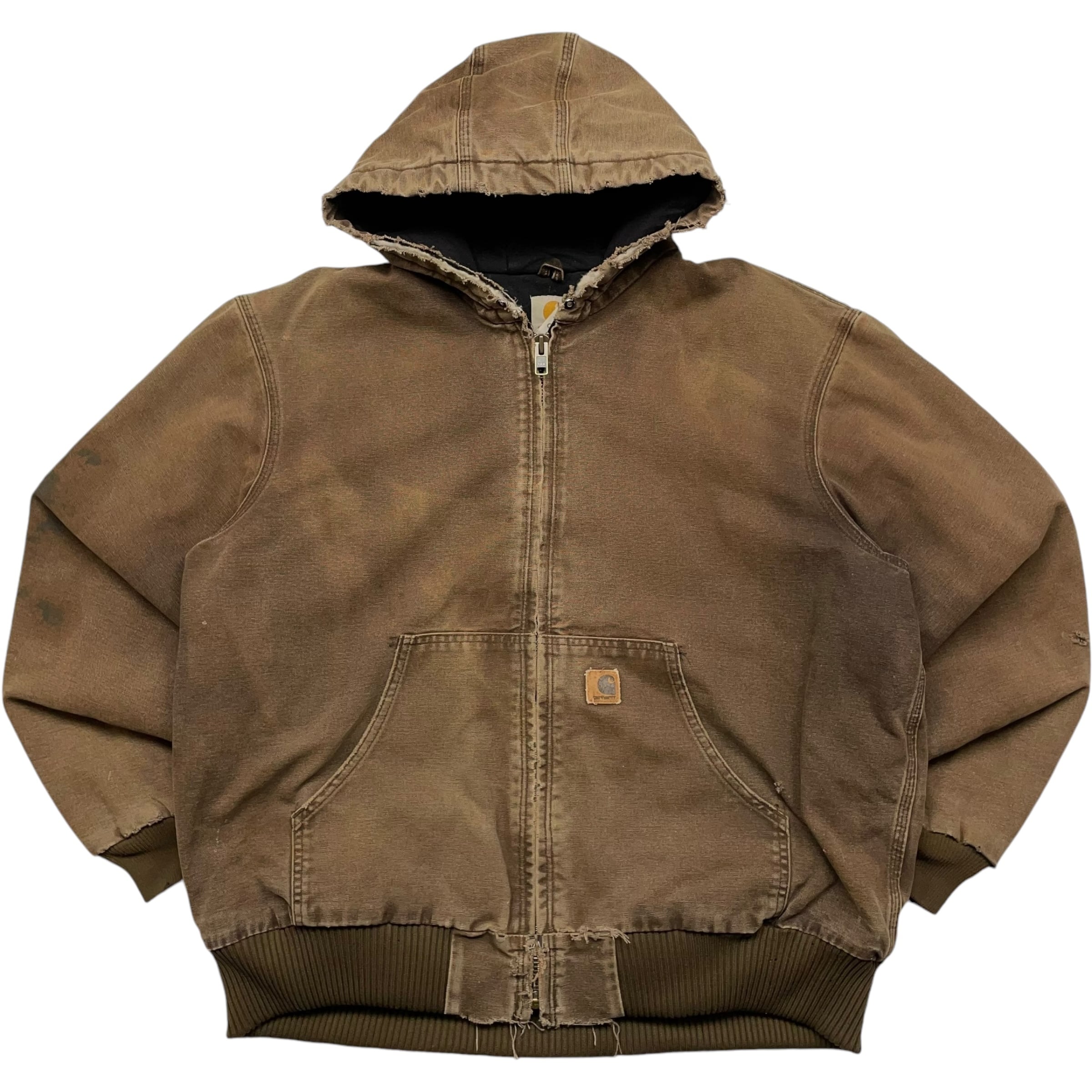 《XL》 Carhartt カーハート アクティブジャケット ダックジャケット ブラウン no.4462